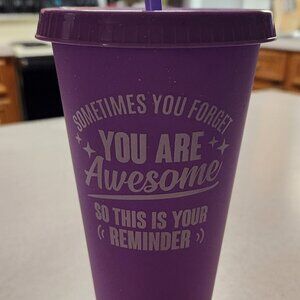 24 Oz. Plastic Tumbler with Lid